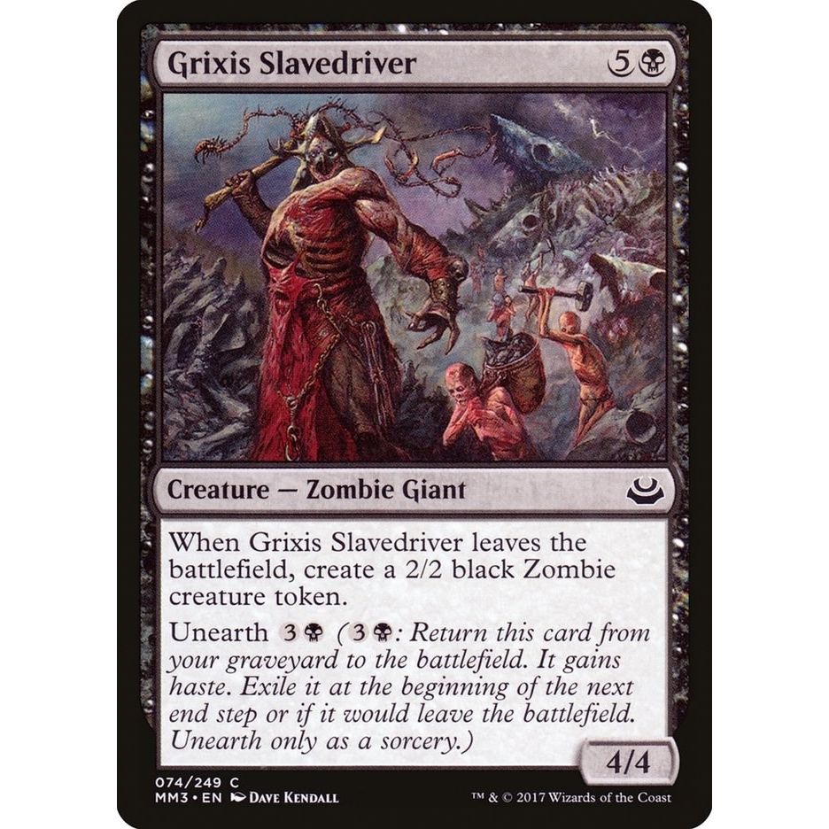 Image for Grixis Slavedriver (74) (MM3) - Magic: The Gathering