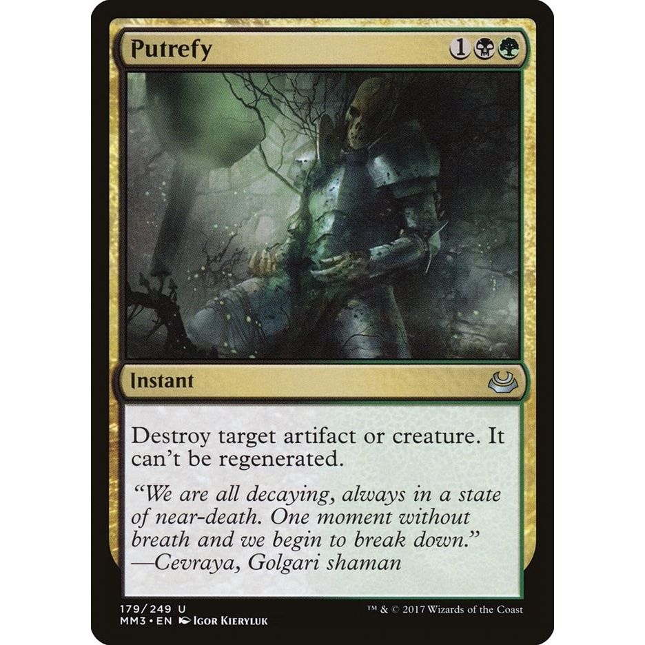Image for Putrefy (179) (MM3) - Magic: The Gathering