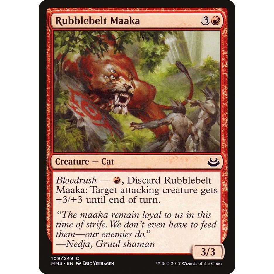 Image for Rubblebelt Maaka (109) (MM3) - Magic: The Gathering