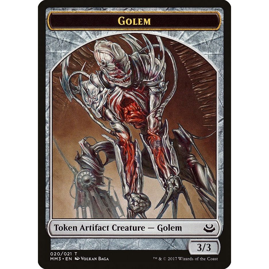 Image for Golem Token (20) (MM3) - Magic: The Gathering