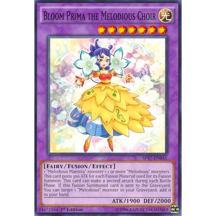 Image for Bloom Prima the Melodious Choir (Starfoil) (SP17-EN041) (SP17) - YuGiOh