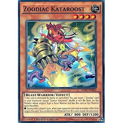 Image for Zoodiac Kataroost (RATE-ENSE3) (RATE) - YuGiOh
