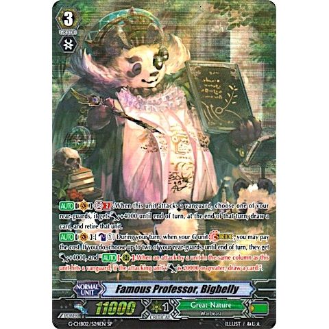 Image for Famous Professor, Bigbelly (SP) (G-CHB02/S24EN) (G-CHB02) - Cardfight Vanguard