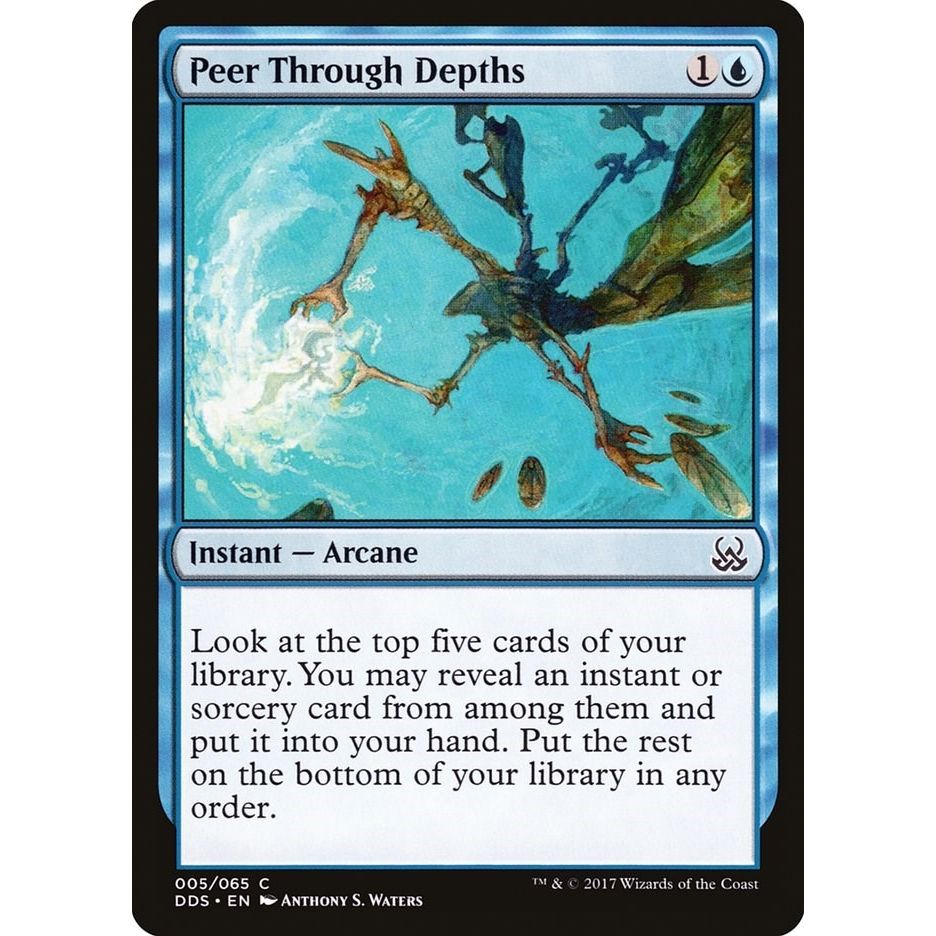 Image for Peer Through Depths (5) (DDS) - Magic: The Gathering