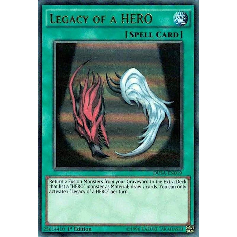 Image for Legacy of a HERO (DUSA-EN019) (DUSA) - YuGiOh