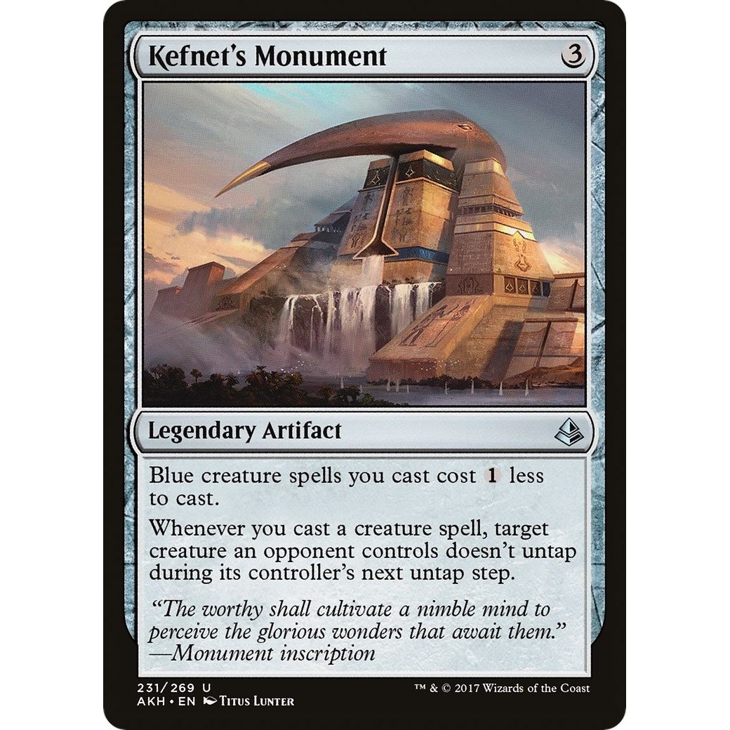 Image for Kefnet's Monument (231) (AKH) - Magic: The Gathering