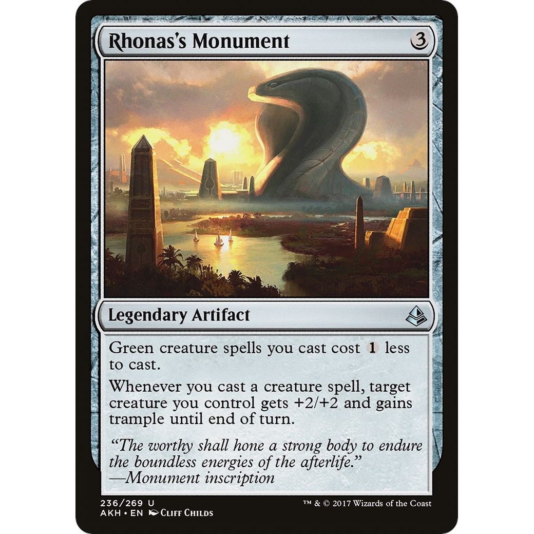 Image for Rhonas's Monument (236) (AKH) - Magic: The Gathering