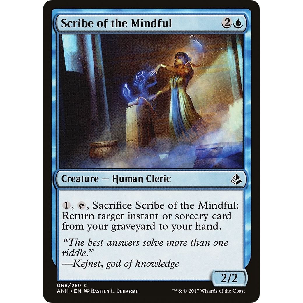 Image for Scribe of the Mindful (68) (AKH) - Magic: The Gathering