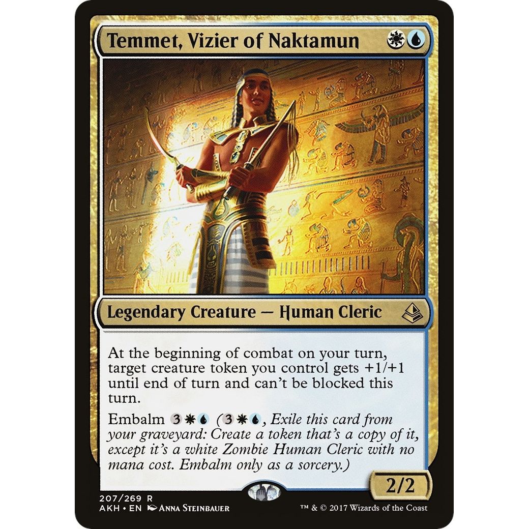 Image for Temmet, Vizier of Naktamun (207) (AKH) - Magic: The Gathering