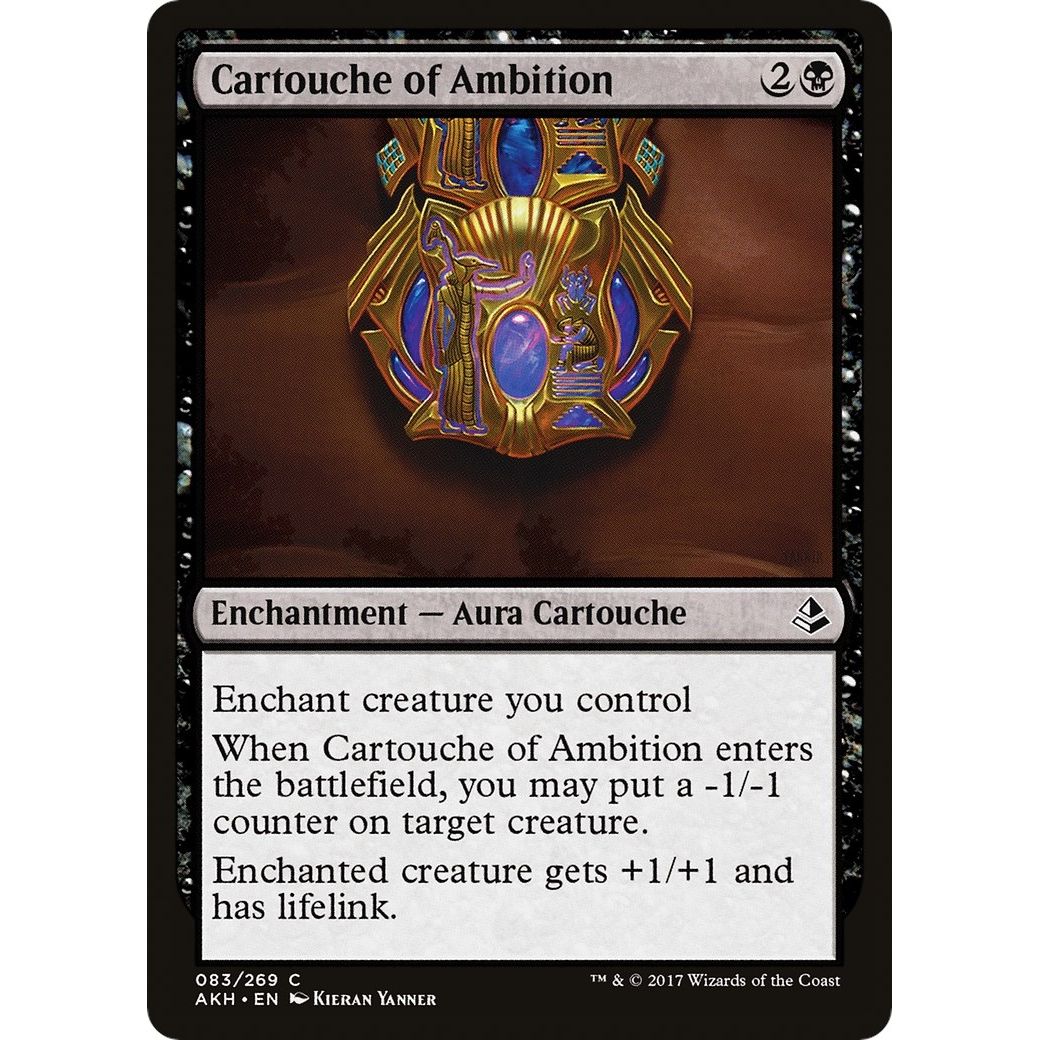 Image for Cartouche of Ambition (83) (AKH) - Magic: The Gathering