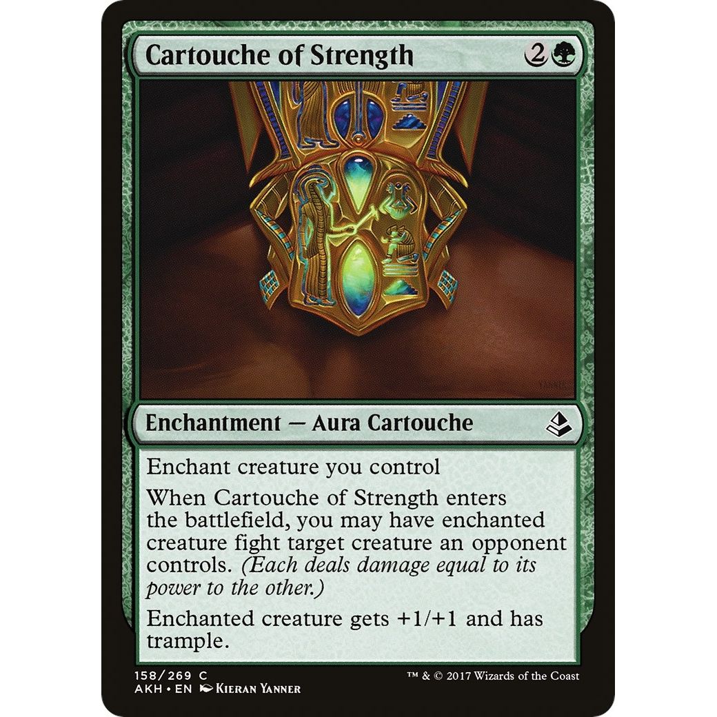 Image for Cartouche of Strength (158) (AKH) - Magic: The Gathering