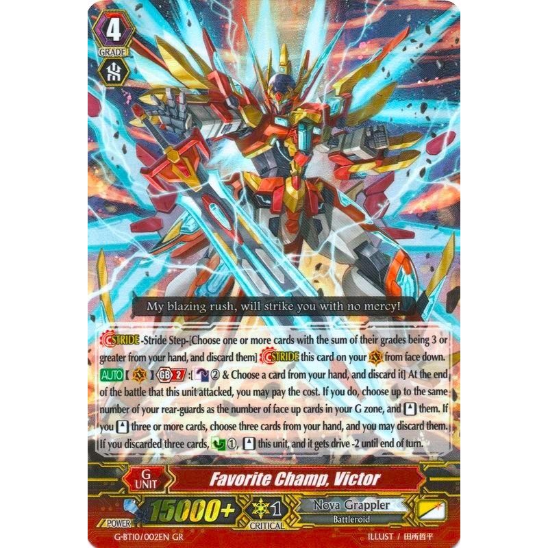 Image for Favorite Champ, Victor (G-BT10/002EN) (G-BT10) - Cardfight Vanguard