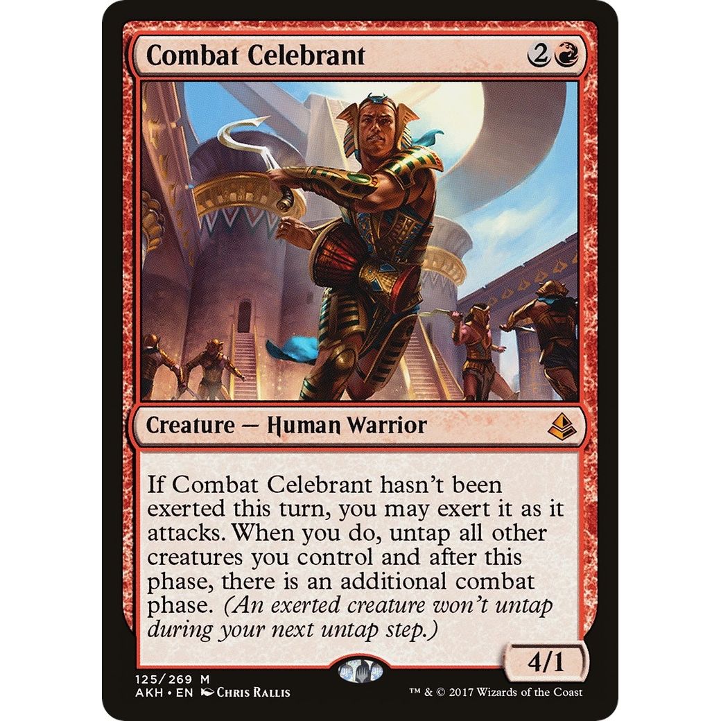 Image for Combat Celebrant (125) (AKH) - Magic: The Gathering