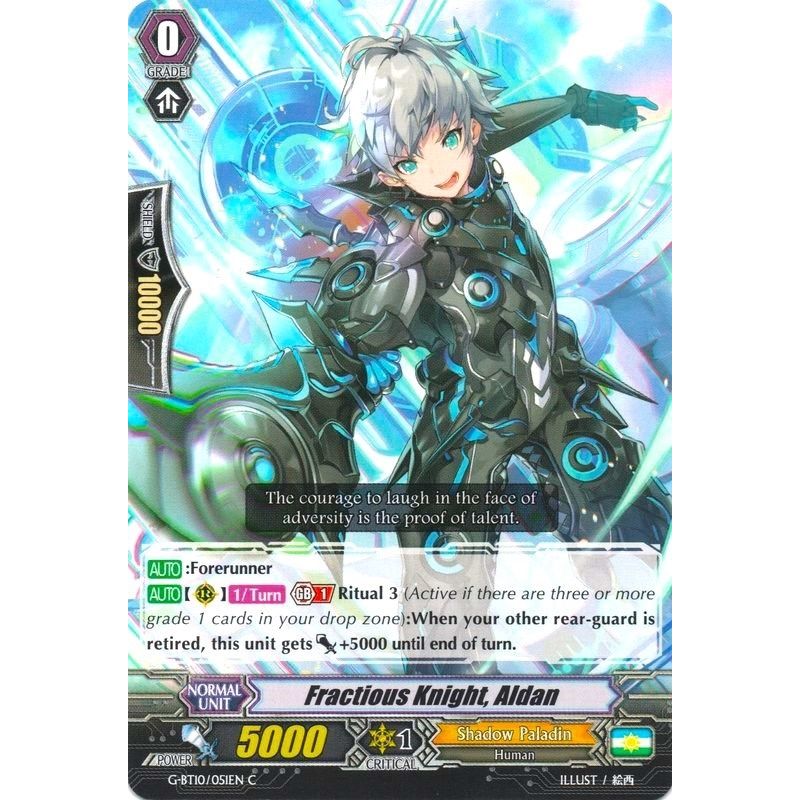 Image for Fractious Knight, Aldan (G-BT10/051EN) (G-BT10) - Cardfight Vanguard