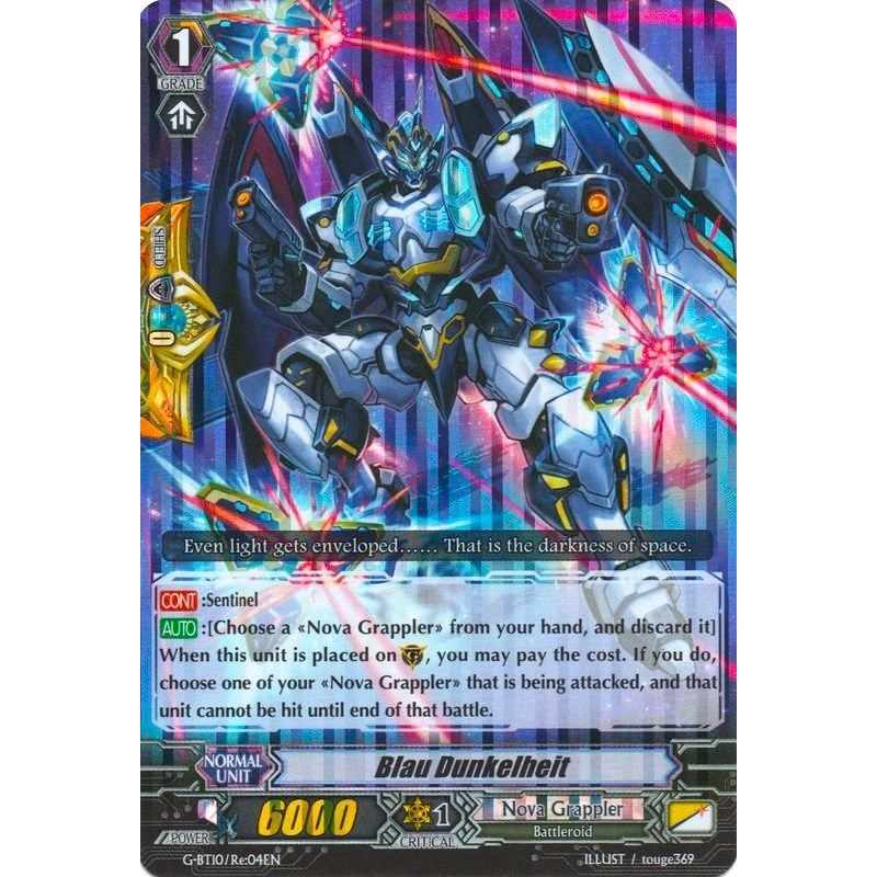 Image for Blau Dunkelheit (G-BT10/Re:04EN) (G-BT10) - Cardfight Vanguard