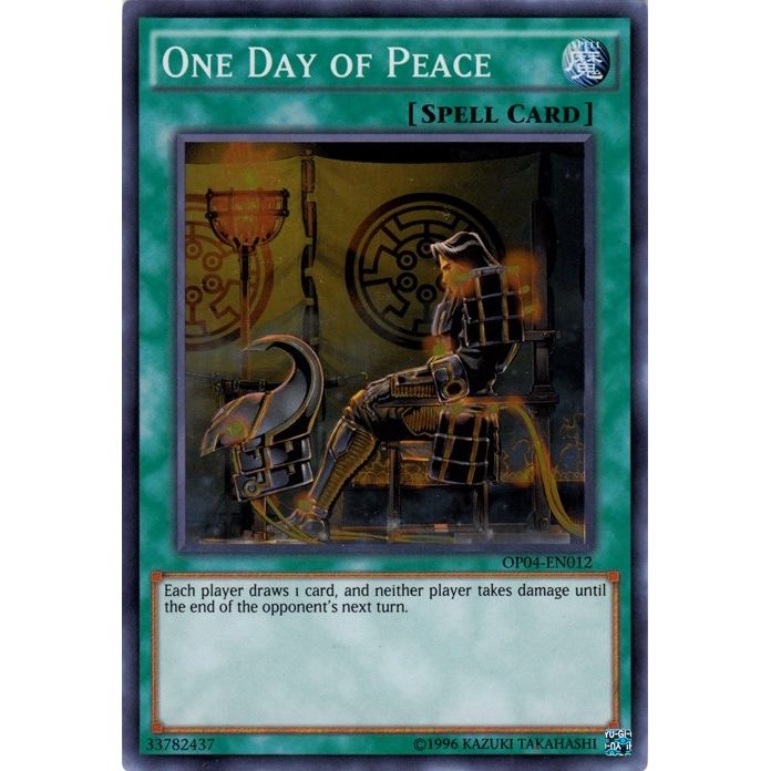 Image for One Day of Peace (OP04-EN012) (OP04) - YuGiOh