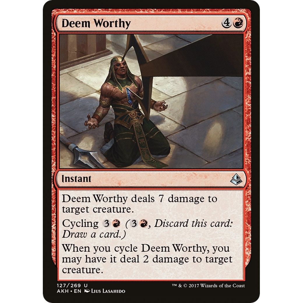 Image for Deem Worthy (127) (AKH) - Magic: The Gathering