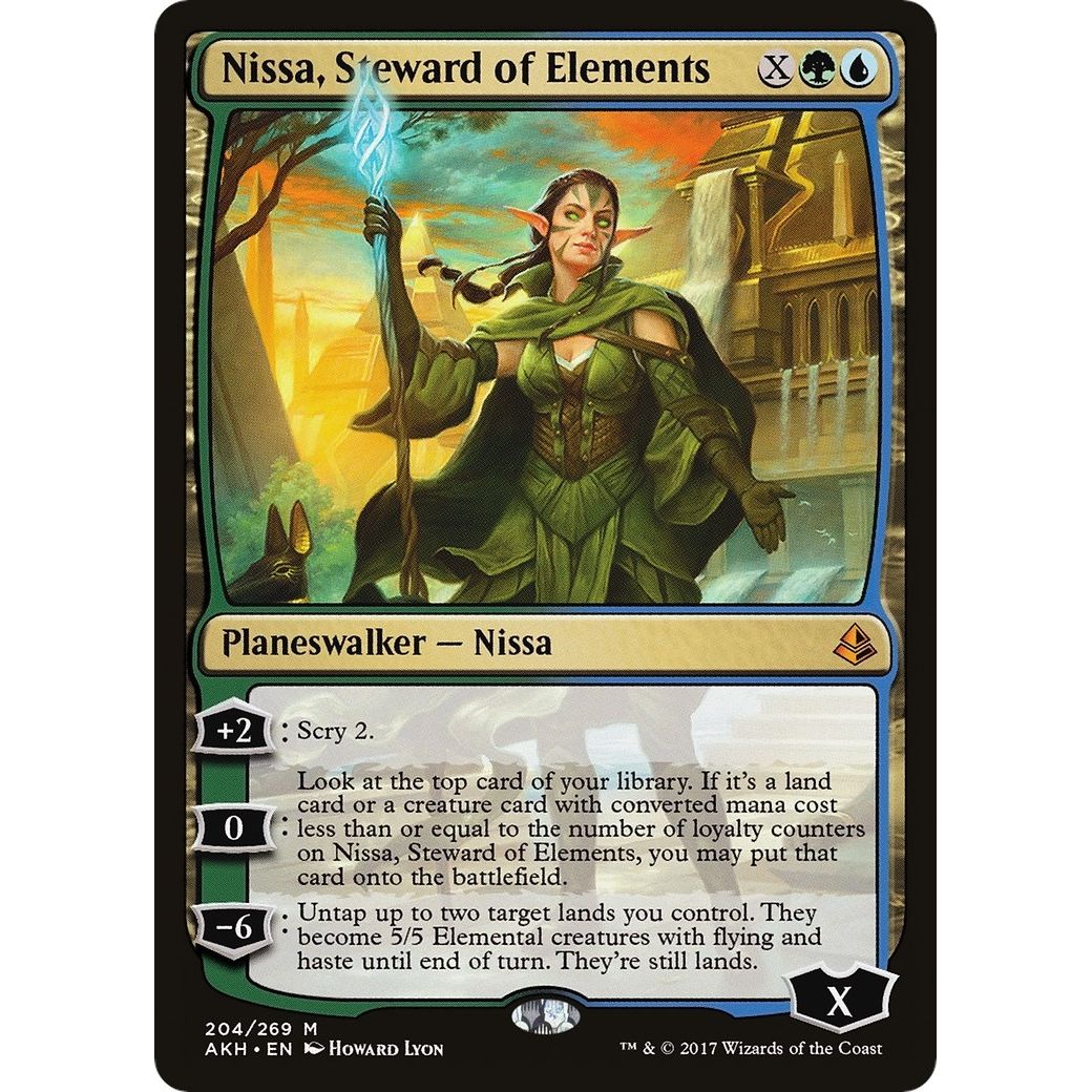 Image for Nissa, Steward of Elements (204) (AKH) - Magic: The Gathering