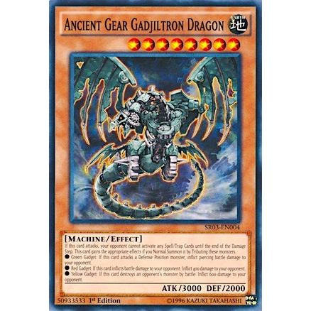 Image for Ancient Gear Gadjiltron Dragon (SR03-EN004) (SR03) - YuGiOh