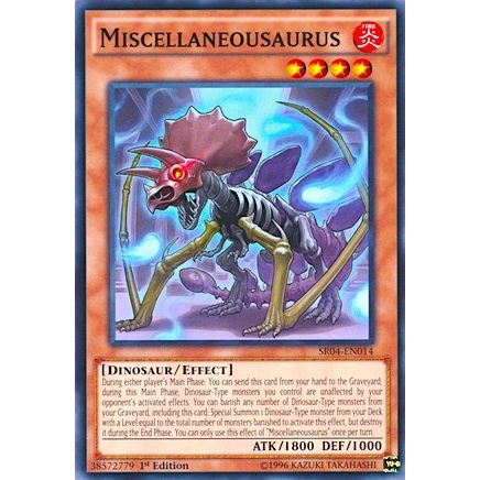 Image for Miscellaneousaurus (SR04-EN014) (SR04) - YuGiOh