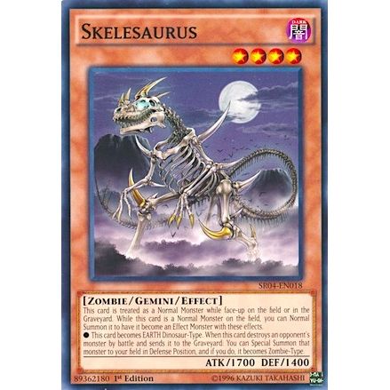 Image for Skelesaurus (SR04-EN018) (SR04) - YuGiOh