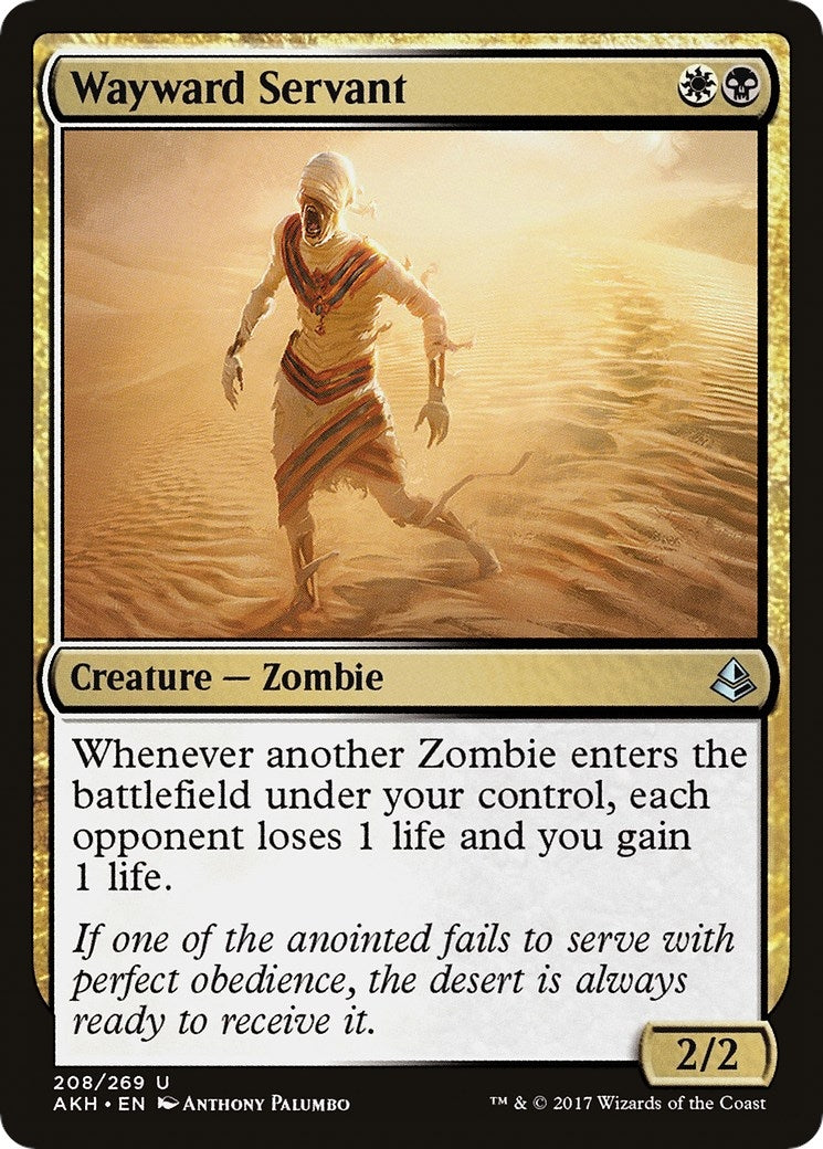 Image for Wayward Servant (208) - Magic: The Gathering