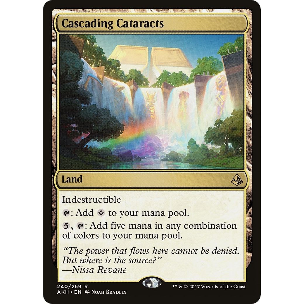 Image for Cascading Cataracts (240) (AKH) - Magic: The Gathering