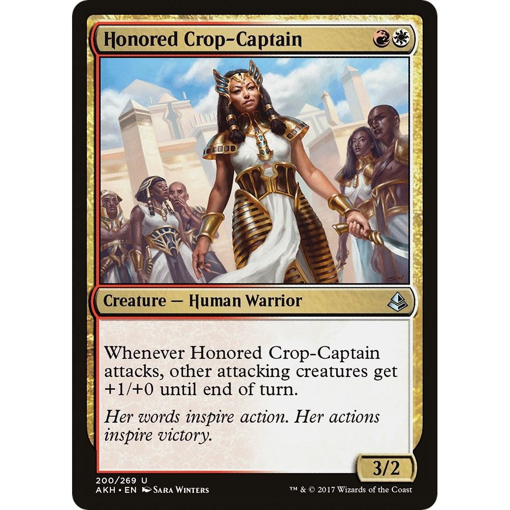 Image for Honored Crop-Captain (200) (AKH) - Magic: The Gathering