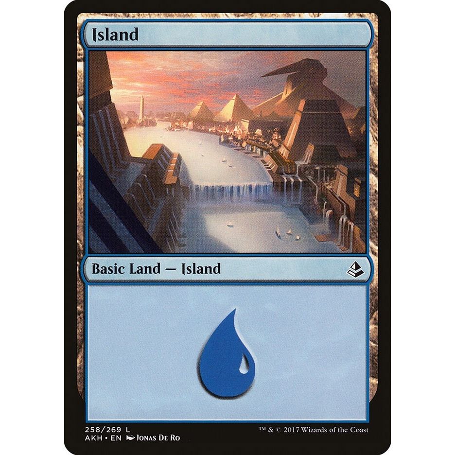 Image for Island (258) (258) (AKH) - Magic: The Gathering