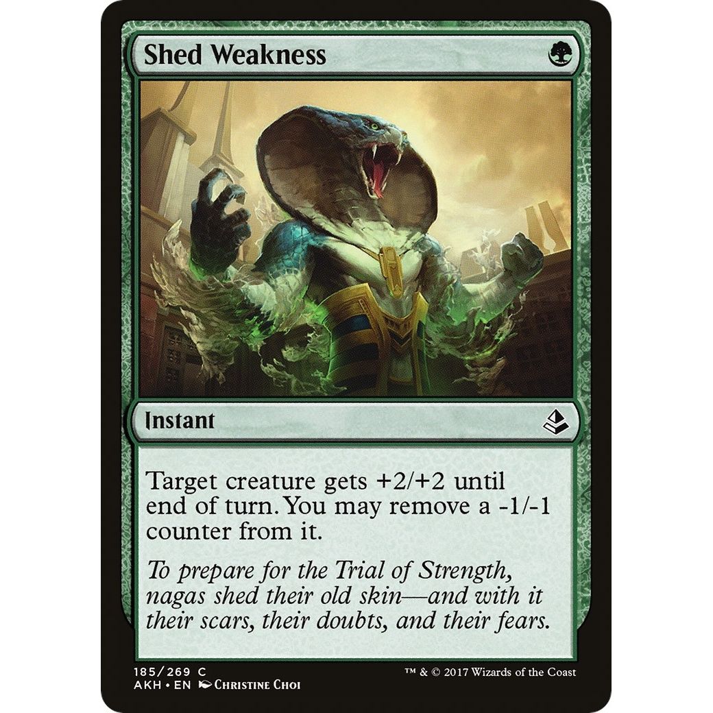 Image for Shed Weakness (185) (AKH) - Magic: The Gathering
