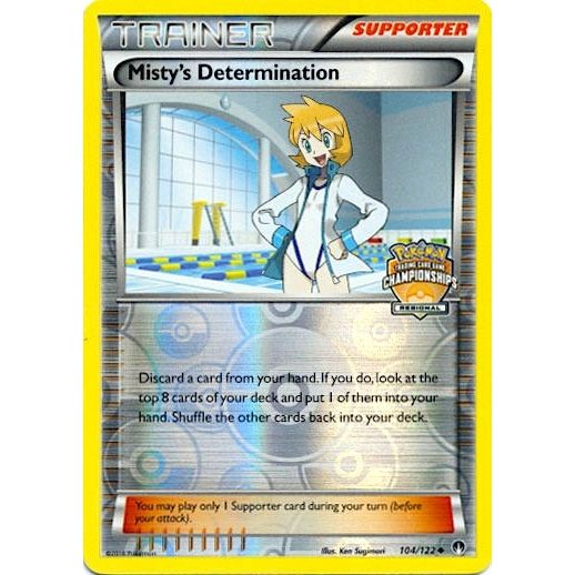 Image for Misty's Determination - 104/122 (Regional Championships) (104/122) (PR) - Pokemon