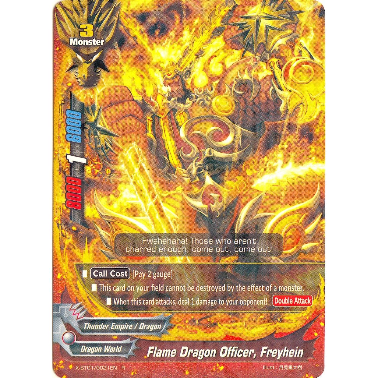 Image for Flame Dragon Officer, Freyhein (X-BT01/0021EN) (X-BT01) - Future Card BuddyFight