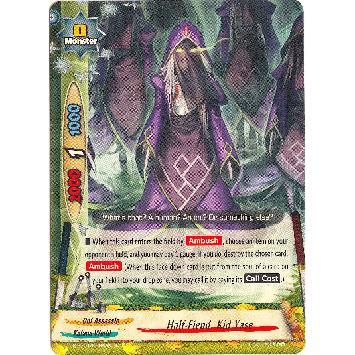 Image for Half-Fiend, Kid Yase (X-BT01/0094EN) (X-BT01) - Future Card BuddyFight
