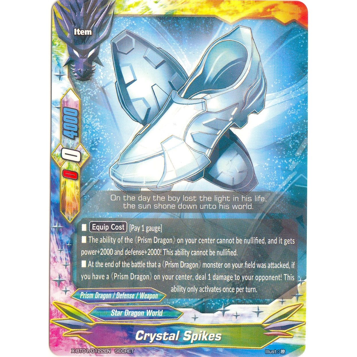 Image for Crystal Spike (X-BT01/0122EN) (X-BT01) - Future Card BuddyFight