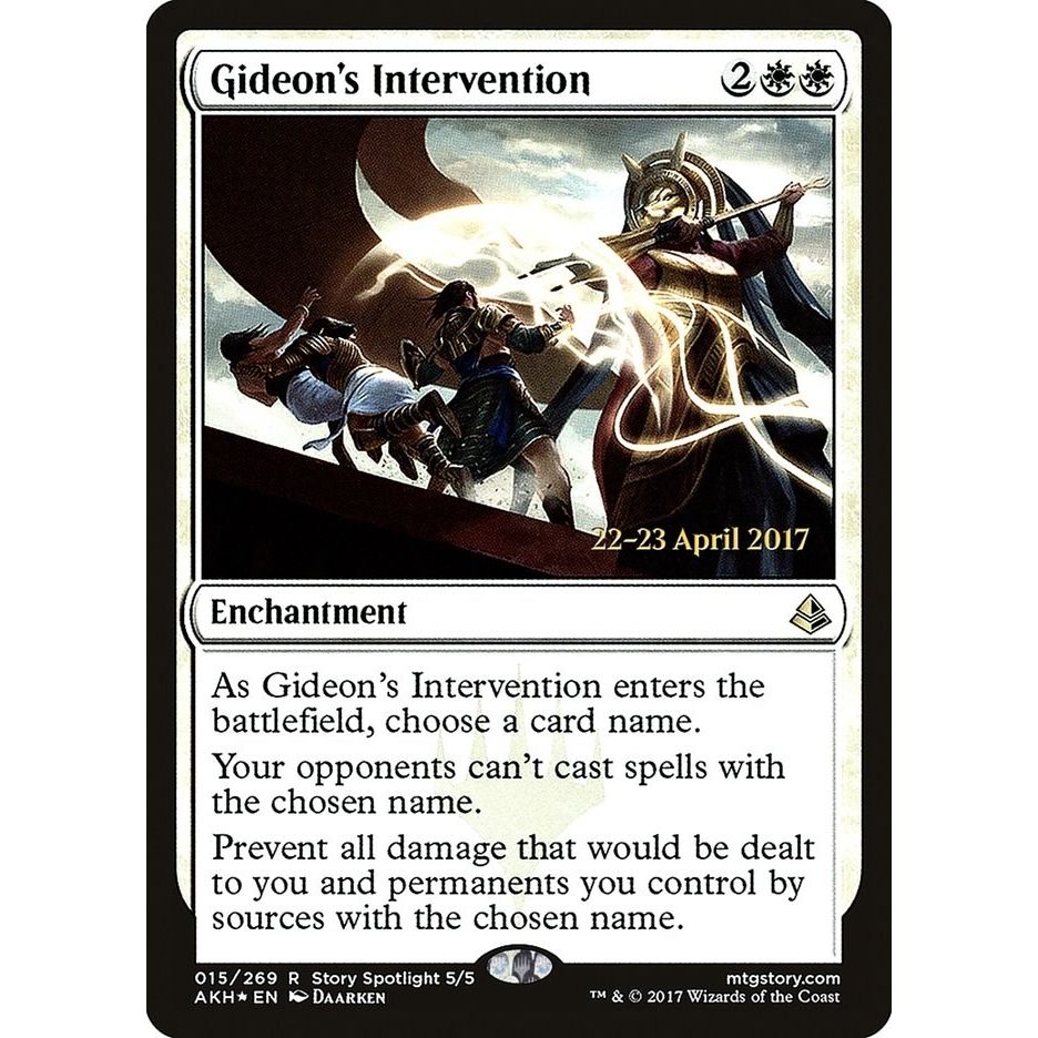 Image for Gideon's Intervention (15) (PRE) - Magic: The Gathering
