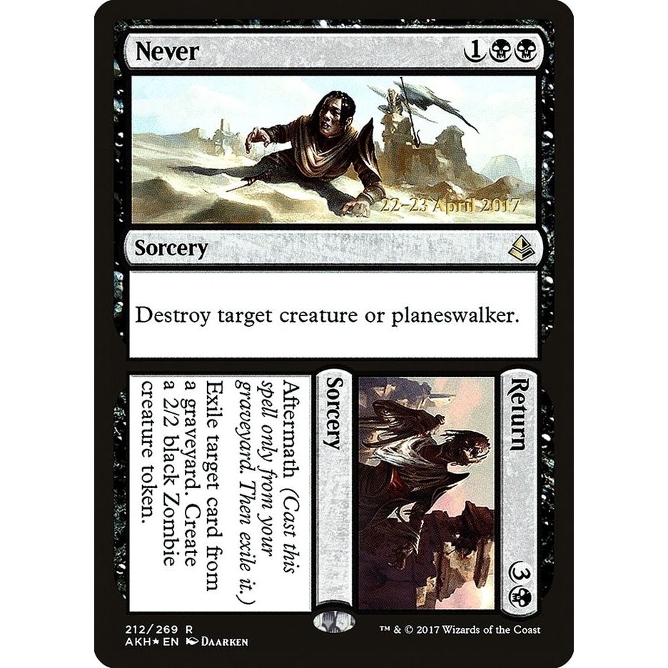 Image for Never // Return (212) (PRE) - Magic: The Gathering
