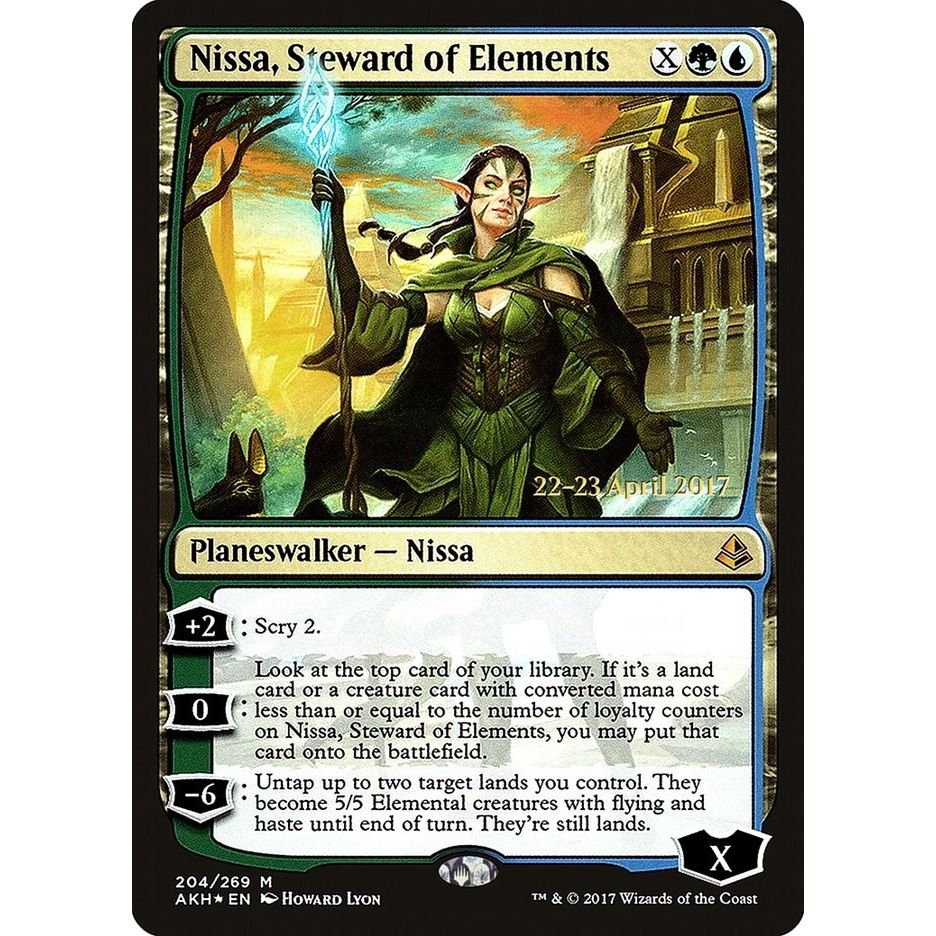 Image for Nissa, Steward of Elements (204) (PRE) - Magic: The Gathering