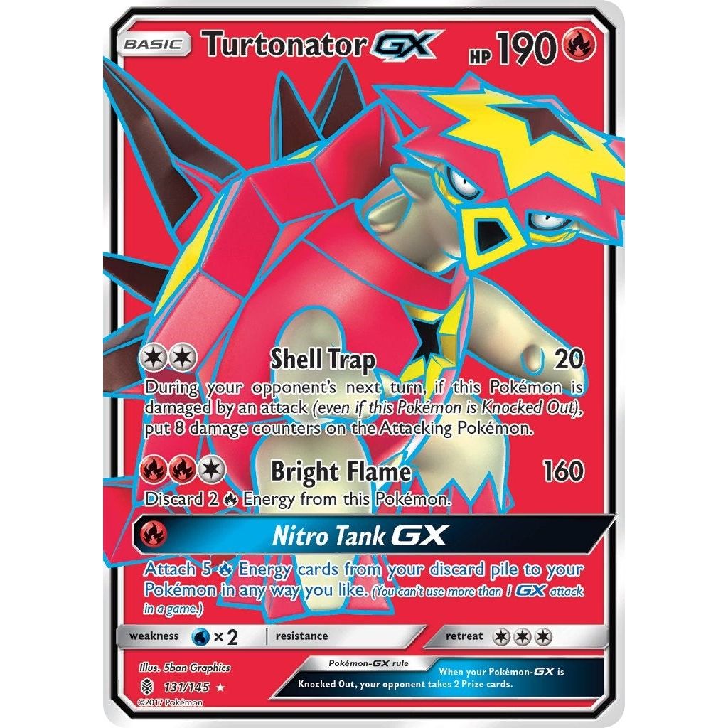 Image for Turtonator GX (Full Art) (131/145) (SM02) - Pokemon