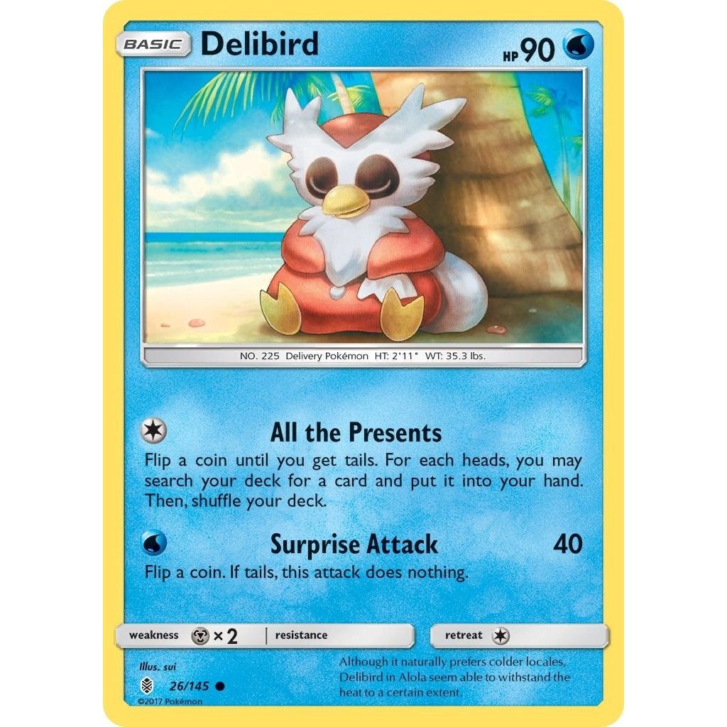 Image for Delibird (26/145) (SM02) - Pokemon