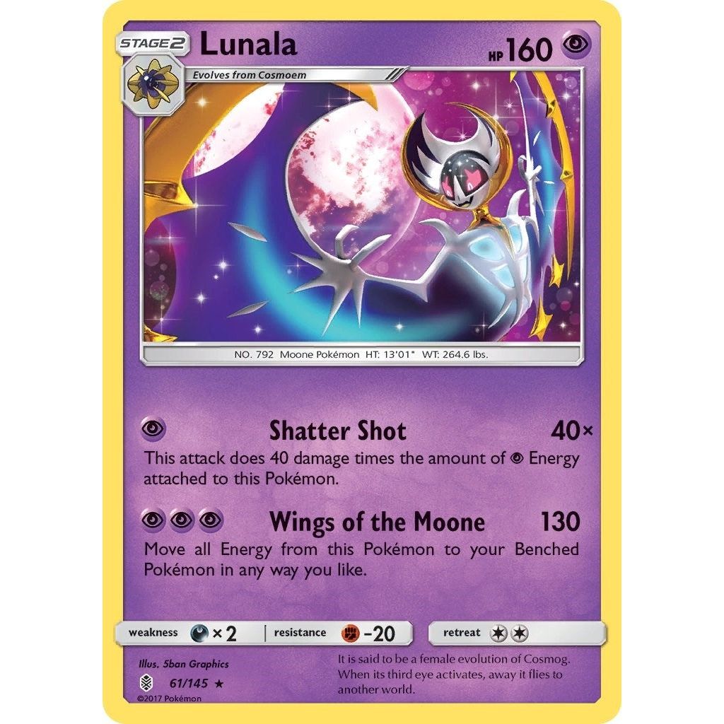 Image for Lunala (61/145) (SM02) - Pokemon