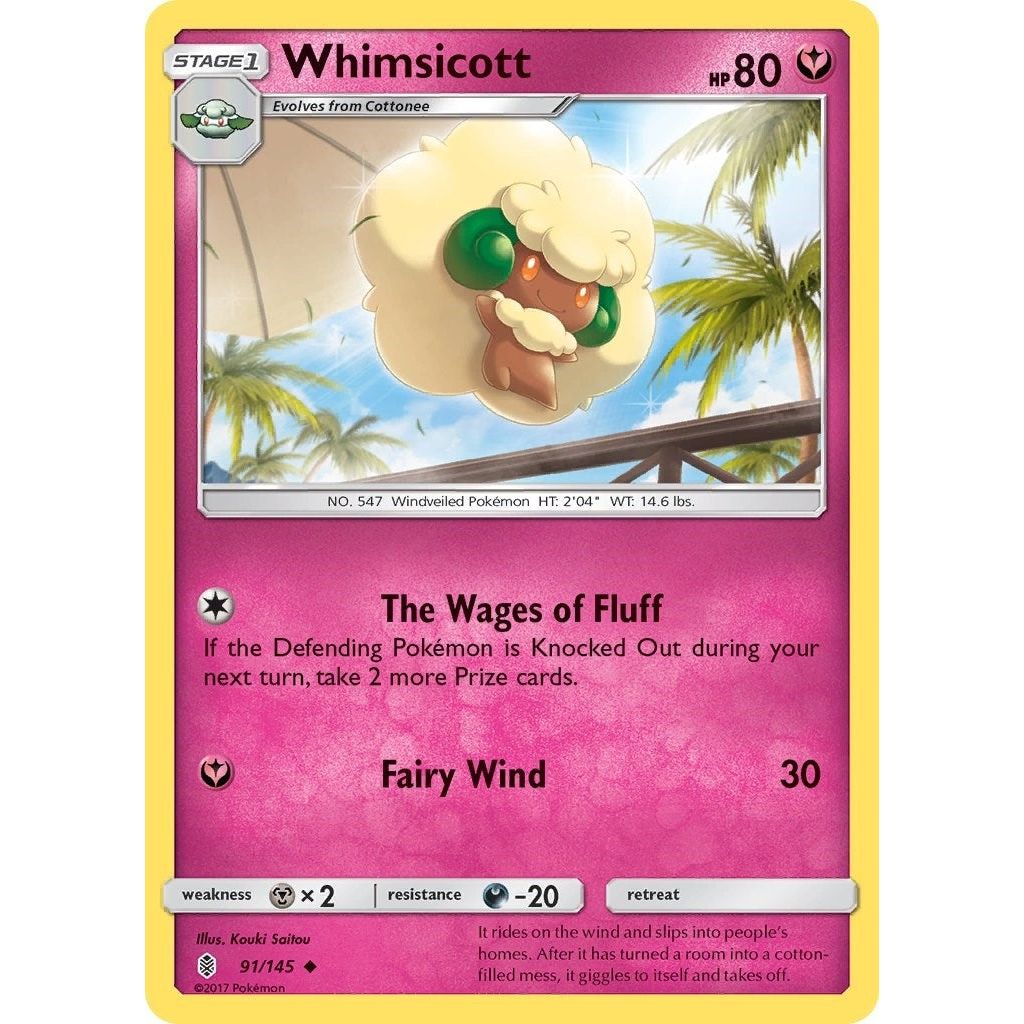Image for Whimsicott (91/145) (SM02) - Pokemon
