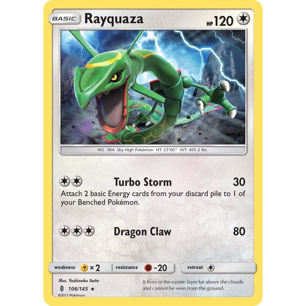 Image for Rayquaza (106/145) (SM02) - Pokemon