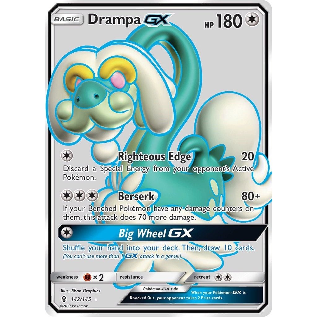 Image for Drampa GX (Full Art) (142/145) (SM02) - Pokemon