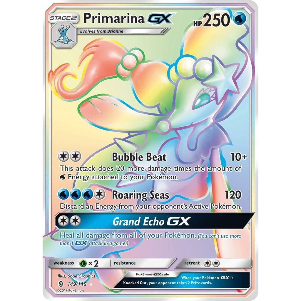 Image for Primarina GX (Secret) (149/145) (SM02) - Pokemon