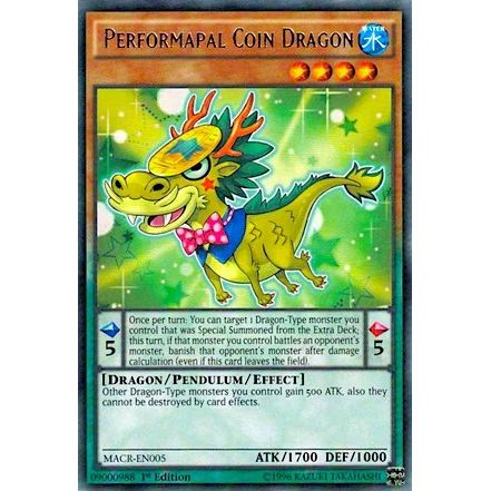 Image for Performapal Coin Dragon (MACR-EN005) (MACR) - YuGiOh