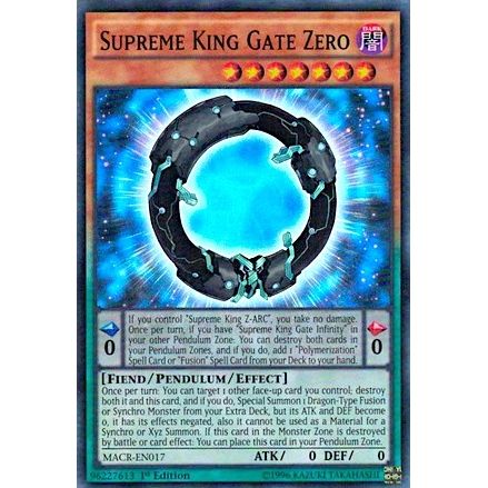 Image for Supreme King Gate Zero (MACR-EN017) (MACR) - YuGiOh