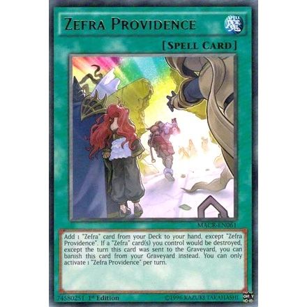 Image for Zefra Providence (MACR-EN061) (MACR) - YuGiOh