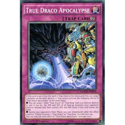 Image for True Draco Apocalypse (MACR-EN070) (MACR) - YuGiOh