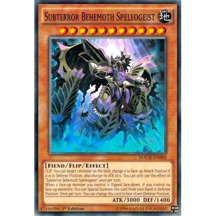 Image for Subterror Behemoth Speleogeist (MACR-EN084) (MACR) - YuGiOh