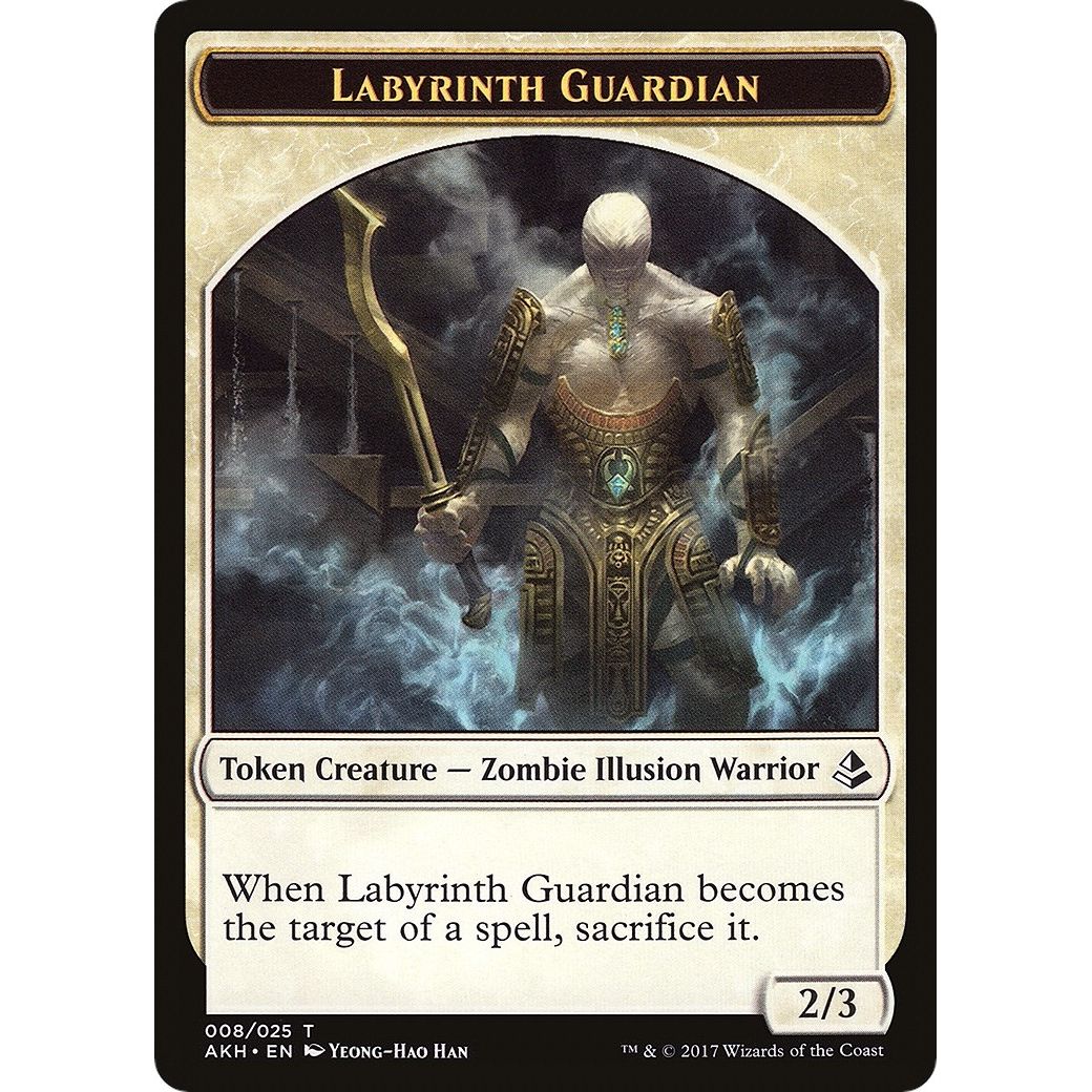 Image for Labyrinth Guardian // Insect Double-Sided Token (8 // 19) (AKH) - Magic: The Gathering